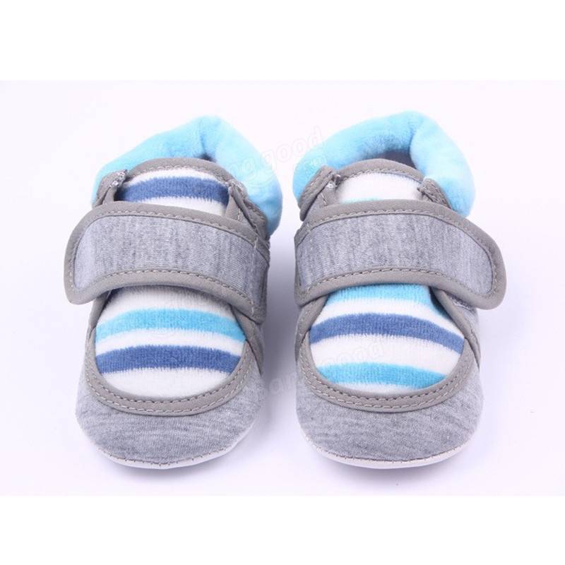 Bambin bébé chaussures crèche garcon infantile hiver fille chaussures à semelle souple prewalker 0-18m