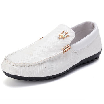 Les hommes confortables en cuir fourreau sport chaussures loafer Mocassins chaussures de conduite 