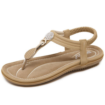 US&nbsp;Taille&nbsp;5-11&nbsp;Femmes&nbsp;Casual&nbsp;Soft Sole Beach Outdoor Flat Sandals