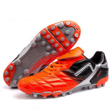 Chaussures crampons d'absorption de football de football de choc de lumière respirants