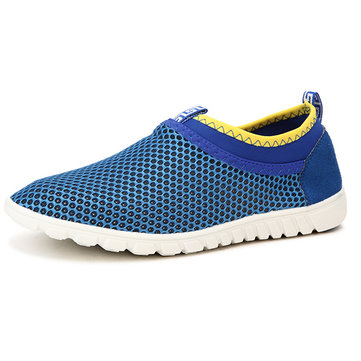 Nous taille 6.5-10.5 hommes chaussures de sport casual flats mesh respirant confortable évider chaussures de sport