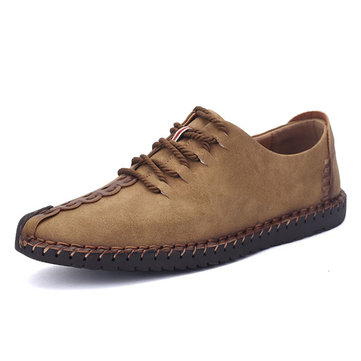 Taille US6.5-11Homme Costumede Fabrication Maunelle Souple Sole Casual Chaussures à Lacets Oxfords