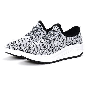 Nous taille 5-10 lacet up rocker sole rond chaussures de santé des orteils