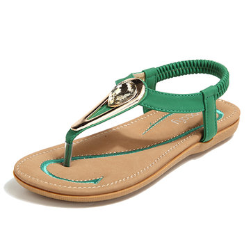 SOCOFY&nbsp;US&nbsp;Taille&nbsp;5-11&nbsp;Femmes&nbsp;Beach Outdoor Clip Toe Flat Sandals