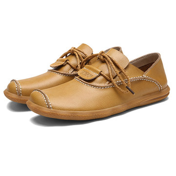 Chaussures Hommes Casual Low Top Oxfords En Cuir