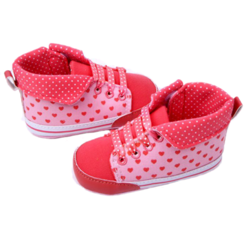 Caoutchouc prewalker bébé bambin bandage amour chaussures crèche unique& 