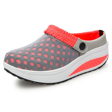 ChaussuresenMailleWomenRocker Chaussures Respirantes Pantouffles Sandales Casual pour la Plage