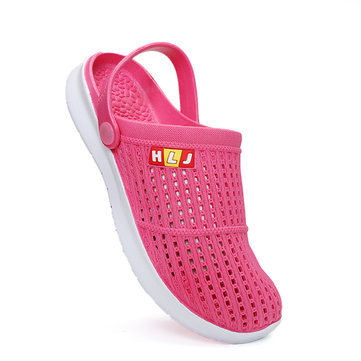 Hollow Out Slip On Casual Beach Flat Slipper Shoes 