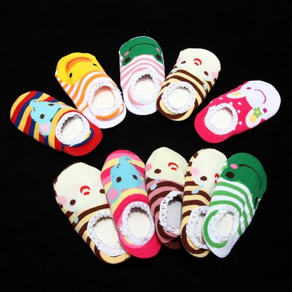 Bébé kid chaussettes antidérapantes cheville bottillons sox chaussure 6-24 mois