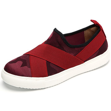 Casual Slip On Bandage Platform Chaussures de sport athlétique