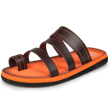 Men Beach Slipper Outdoor Fashion Clip Toe Sandals