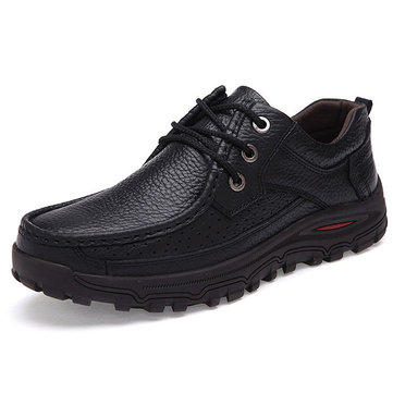 Taille US 6.5-11 nouveaux hommes occasionnels de cuir doux et respirant chaussures d'affaires confortables