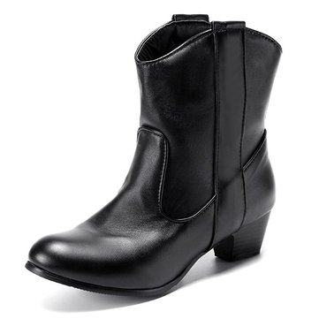 Taille nous 5-12 femmes bottes courtes en plein air à talons hauts bottes confortables occasionnels