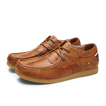 Souple en cuir montantes lacez vers le haut de chaussures formelles de lacets affaires respirant