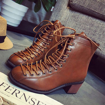 Bottes de lacet pour femmes