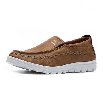 Nous taille 6.5-11.5 hommes chaussures en coton mélangé à enfiler appartements extérieurs occasionnels