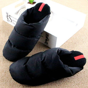 Glisser sur la maison d'hiver pantoufles bas chauds pour les hommes